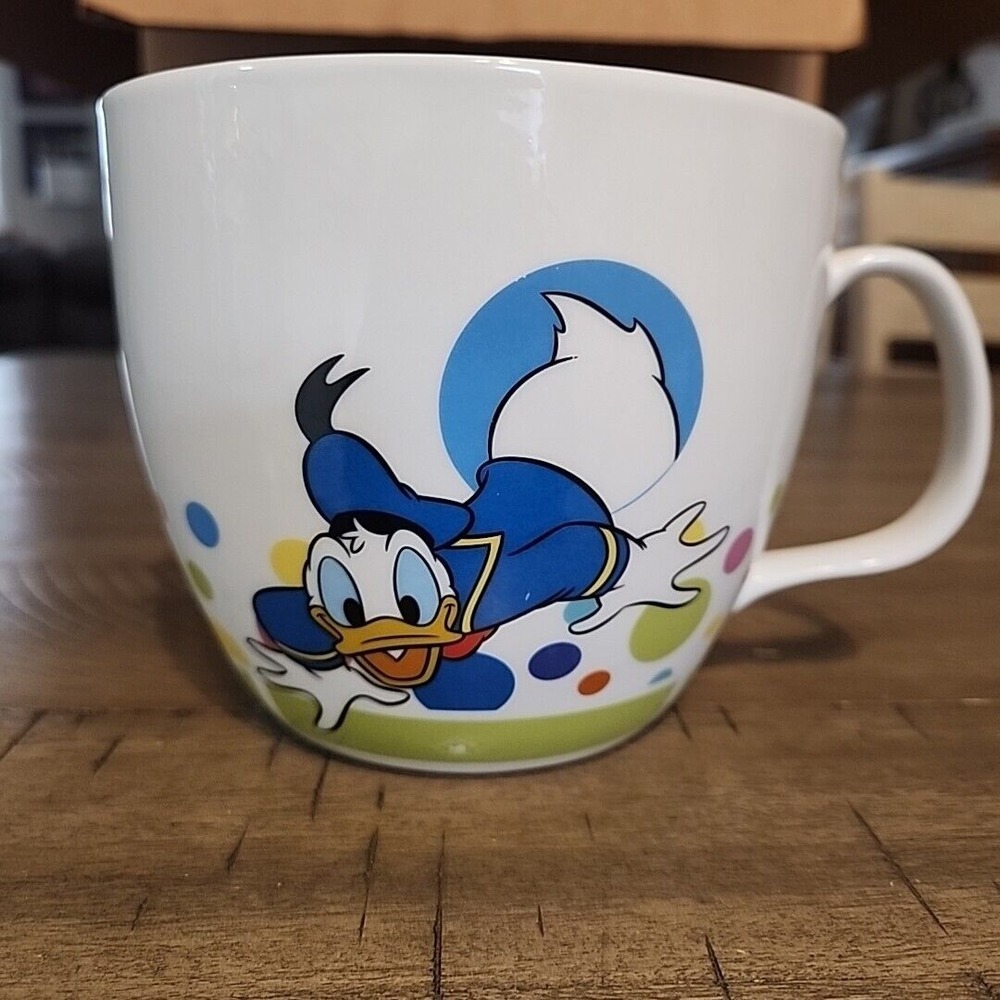 Large Disney‎ Donald Duck Coffee Mug, Cup Soup Bowl Over Sized UNIQUE design